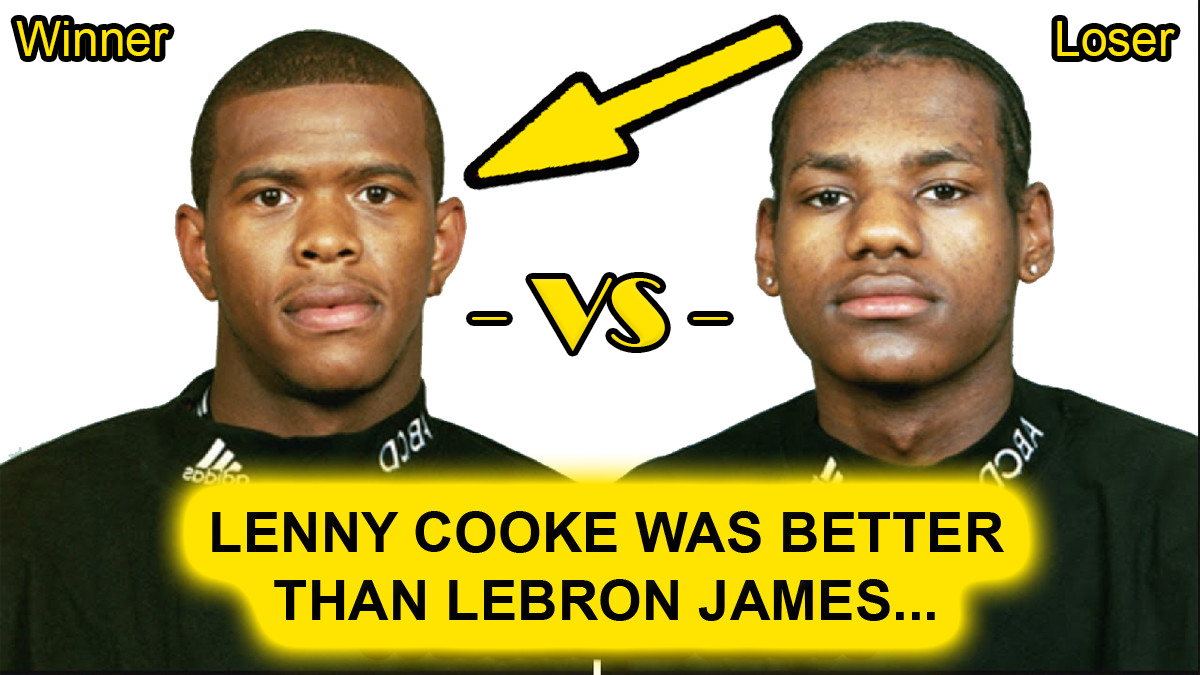 Lenny Cooke speaks on being ranked higher than #lebronjames in H.S #fy, lenny  cooke vs lebron james