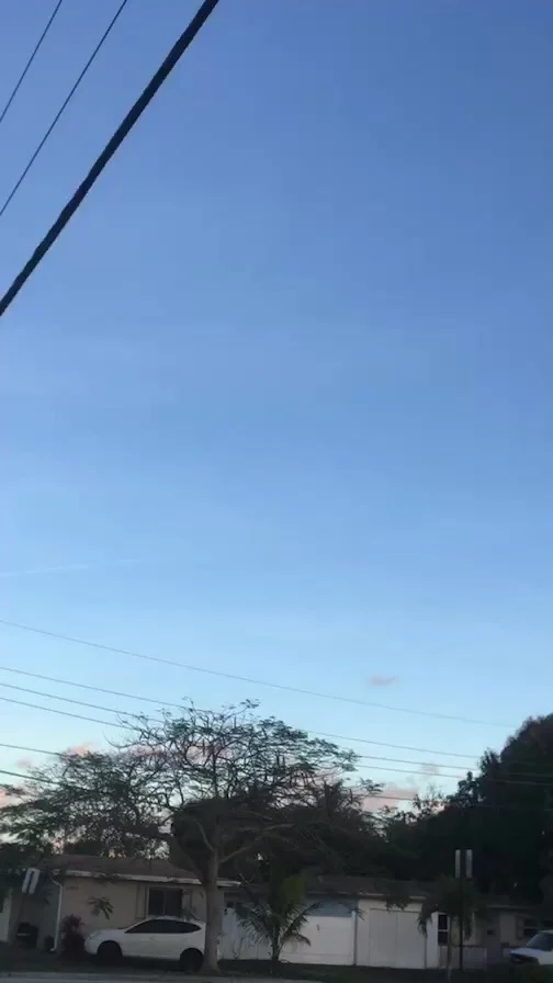 Chemical trails being released today
